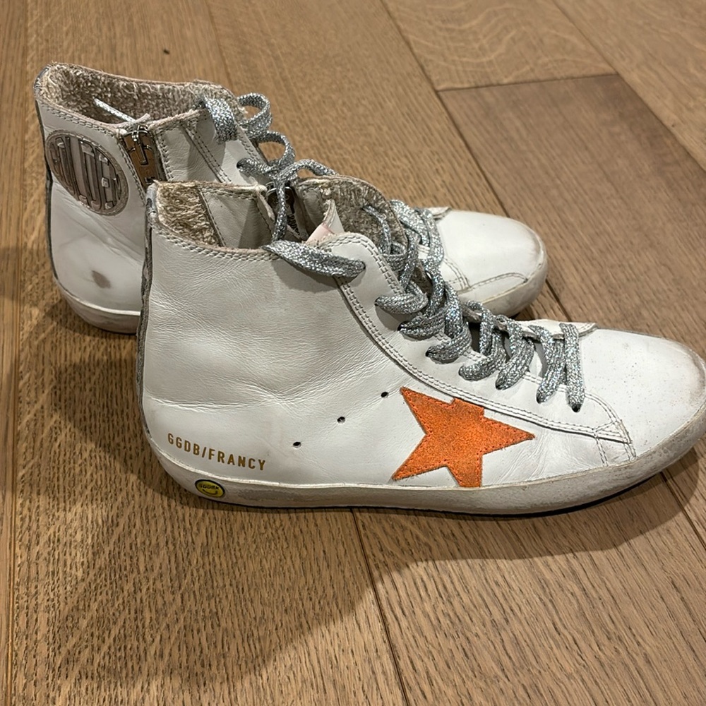 Golden Goose
Francy Mixed Leather High-Top Sneakers 36/6